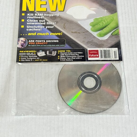 MacAddict Magazine October 2005 Make Your Mac Run Like New w/ CD - Picture 2 of 6